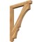 Ekena Millwork Balboa Craftsman Rough Sawn Bracket, Western Red Cedar, 4"W x 36"D x 48"H BKT04X36X48BOA04RWR - alternate 1